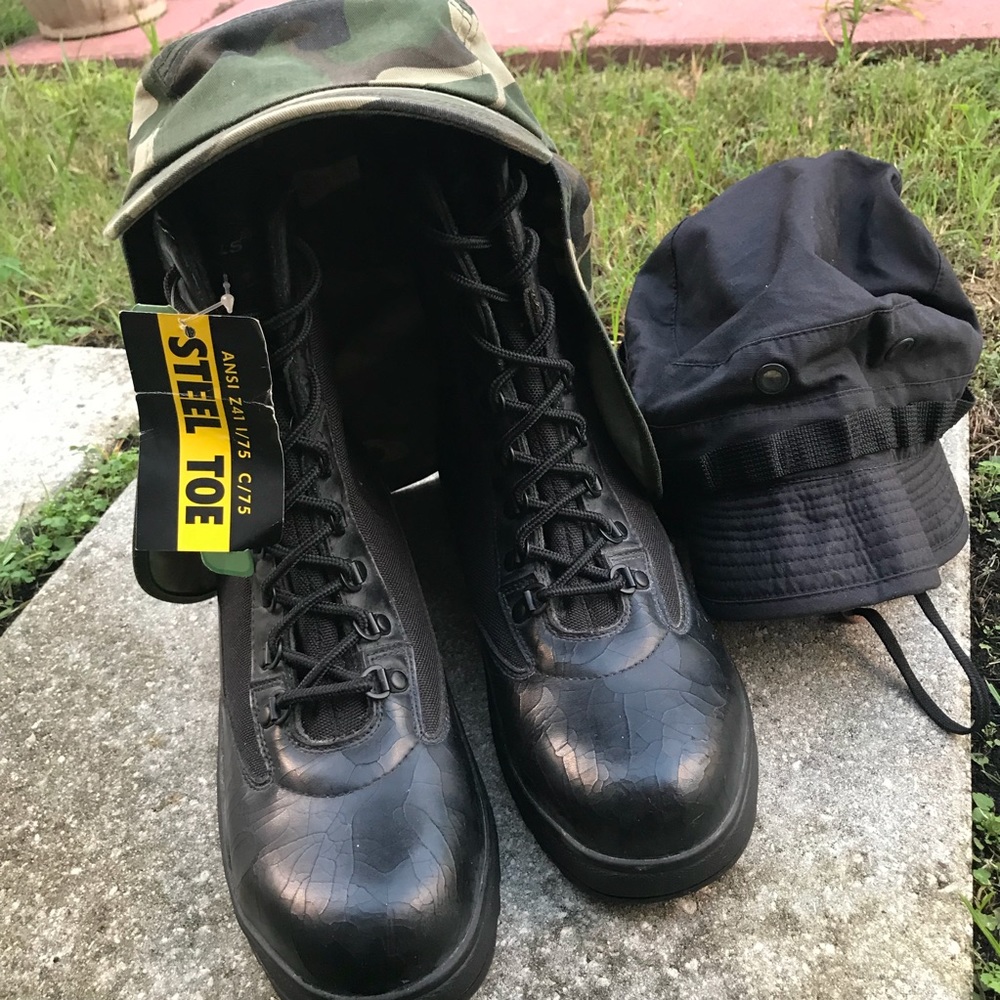 Galls Steel Toe Boots NWT